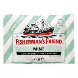 FISHERMANS FRIEND sukkerfri pastiller med mynte, 25 g