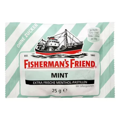 FISHERMANS FRIEND sukkerfri pastiller med mynte, 25 g