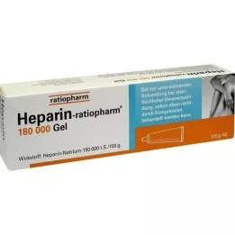 HEPARIN-RATIOPHARM 180.000 I.U. gel, 100 g