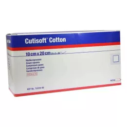 CUTISOFT Bomuldskompr.10x20 cm ster.8fold, 25X2 stk