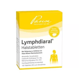 LYMPHDIARAL HALSTABLETTEN, 100 stk