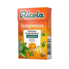 RICOLA o.Z.Box appelsin-mynte-bolsjer, 50 g