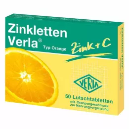 ZINKLETTEN Verla Orange sugetabletter, 50 kapsler