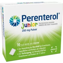PERENTEROL Junior 250 mg pulverpose, 10 stk