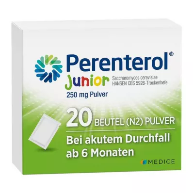 PERENTEROL Junior 250 mg Pulver Btl, 20 stk