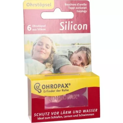 OHROPAX Ørepropper af silikone, 6 stk