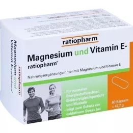 MAGNESIUM UND VITAMIN E-ratiopharm kapsler, 60 kapsler