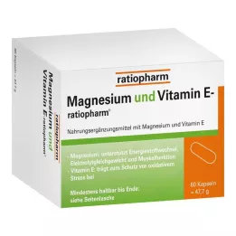 MAGNESIUM UND VITAMIN E-ratiopharm kapsler, 60 kapsler