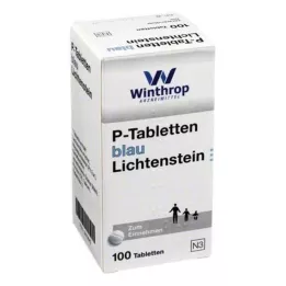 P TABLETTEN blå 8 mm deling, 100 stk