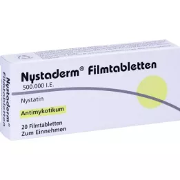 NYSTADERM Filmovertrukne tabletter, 20 stk