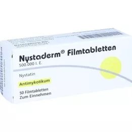 NYSTADERM Filmovertrukne tabletter, 50 stk