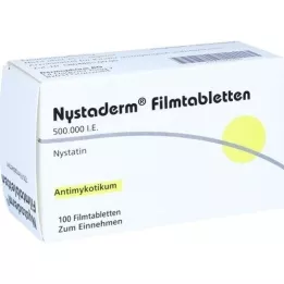 NYSTADERM Filmovertrukne tabletter, 100 stk