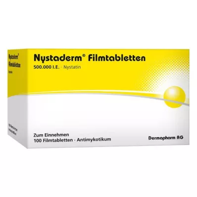 Nystaderm filmovertrukne tabletter, 100 stk