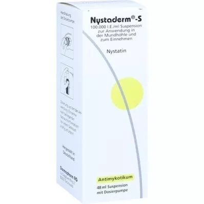 NYSTADERM S Doseringspumpe til suspension, 48 ml