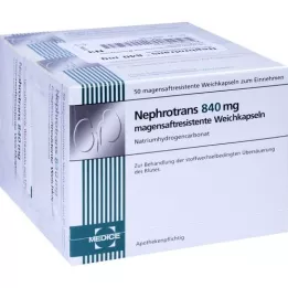 NEPHROTRANS 840 mg enterokapsler, 100 stk
