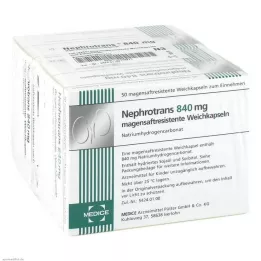 NEPHROTRANS 840 mg enterokapsler, 100 stk