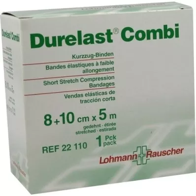 DURELAST Bandage Combi 8 cmx5 m+10 cmx5 m, 2 stk