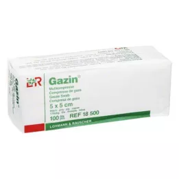 GAZIN Gaze komp. 5x5 cm usteril 8x Op, 100 stk