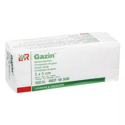 GAZIN Gaze komp. 5x5 cm usteril 8x Op, 100 stk