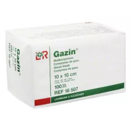GAZIN Gaze komp. 10x10 cm usteril 12x op, 100 stk