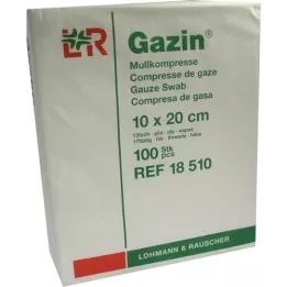 GAZIN Gaze komp. 10x20 cm usteril 12x op, 100 stk