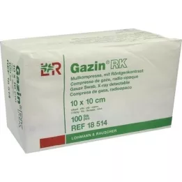 GAZIN Gaze komp. 10x10 cm usteril 12x RK, 100 stk