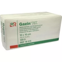 GAZIN Gaze komp. 10x10 cm usteril 16x RK, 100 stk
