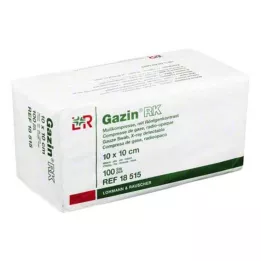 GAZIN Gaze komp. 10x10 cm usteril 16x RK, 100 stk
