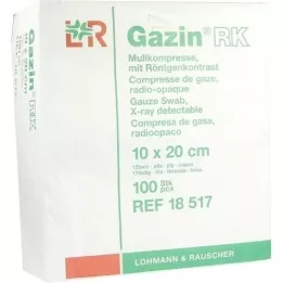 GAZIN Gaze komp. 10x20 cm usteril 12x RK, 100 stk