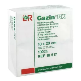 GAZIN Gaze komp. 10x20 cm usteril 12x RK, 100 stk