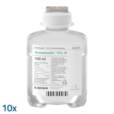 Osmofundin 15% N Ecoflac Pl. opløsning til infusion, 10X100 ml