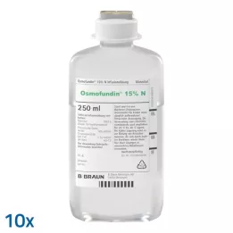 OSMOFUNDIN 15% N Ecoflac Pl. infusionsopløsning, 10X250 ml