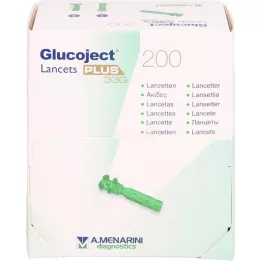 GLUCOJECT Lancetter PLUS 33 G, 200 stk