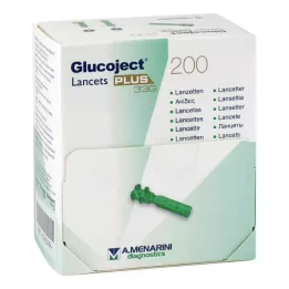 GLUCOJECT Lancetter PLUS 33 G, 200 stk