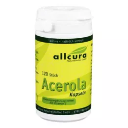 ACEROLA KAPSELN naturligt C-vitamin, 120 stk