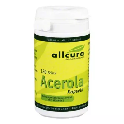 ACEROLA KAPSELN naturligt C-vitamin, 120 stk