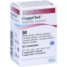 COAGUCHEK Softclix-lancet, 50 stk