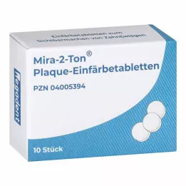 MIRA 2 Clay Plaque-farvetabletter, 10 stk
