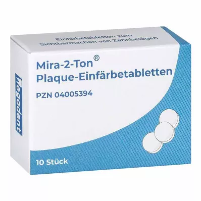 MIRA 2 Clay Plaque-farvetabletter, 10 stk