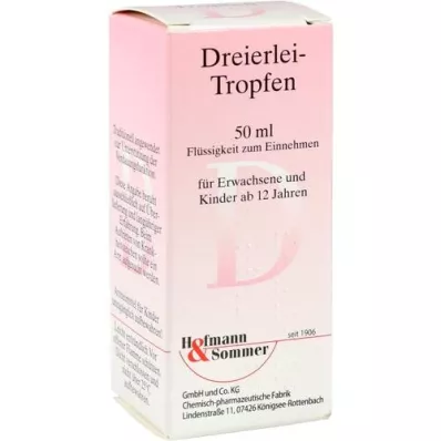 DREIERLEI Dråber, 50 ml