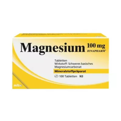MAGNESIUM 100 mg Jenapharm tabletter, 100 stk
