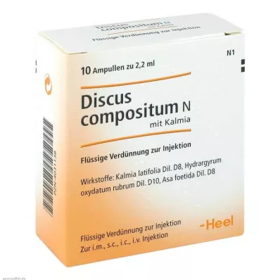 Discus compositum N med Kalmia ampuller, 10 stk