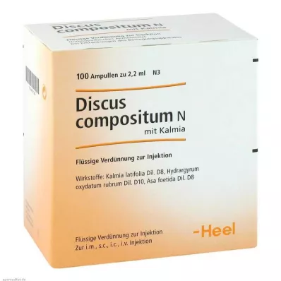 Discus compositum N med Kalmia ampuller, 100 stk