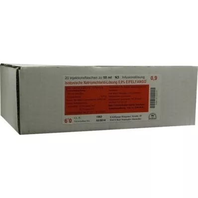 ISOTONISCHE NaCl-opløsning 0,9% Eifelfango, 20X50 ml