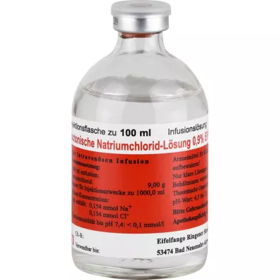 ISOTONISCHE NaCl-opløsning 0,9% Eifelfango, 20X100 ml