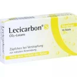 LECICARBON S CO2 Laxans Suppositorier, 10 stk