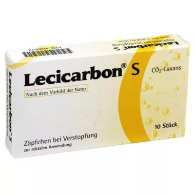 LECICARBON S CO2 Laxans Suppositorier, 10 stk