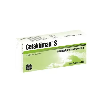 CEFAKLIMAN S-tabletter, 100 stk