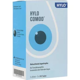 HYLO-COMOD Øjendråber, 2X10 ml