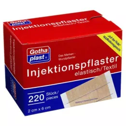 GOTHAPLAST Injektionspropper 2x6 cm, 220 stk
